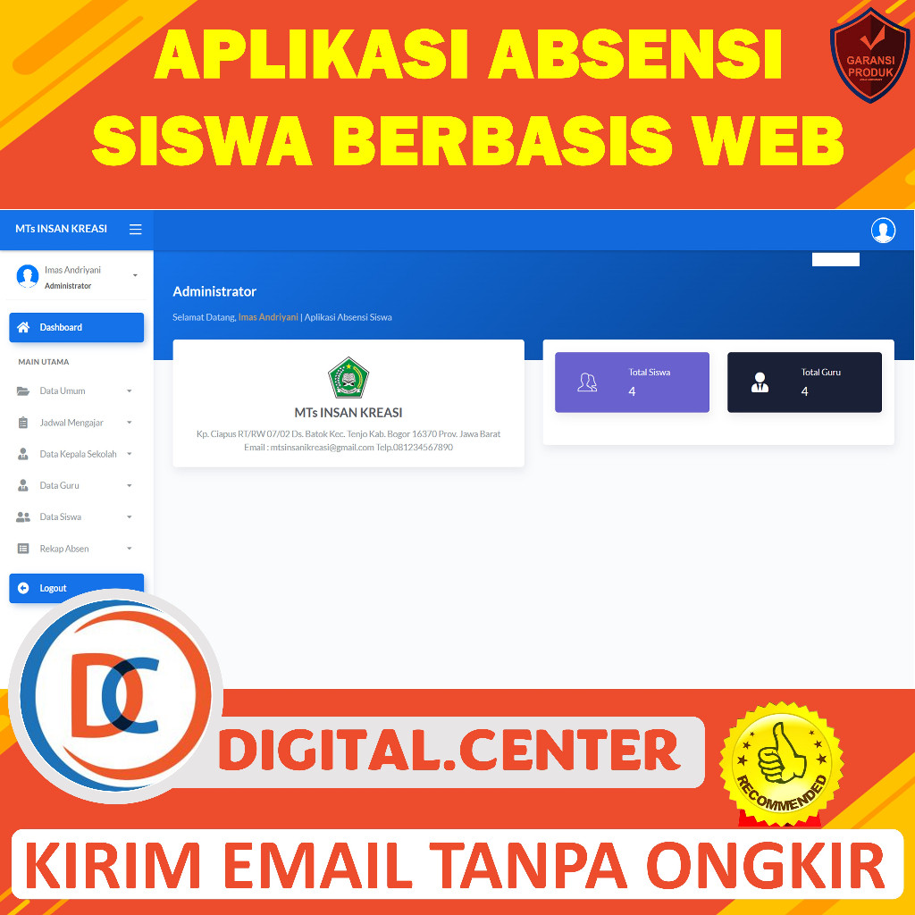 Jual Aplikasi Absensi Siswa Perkelas Lengkap Full Fitur dan Rekap ...