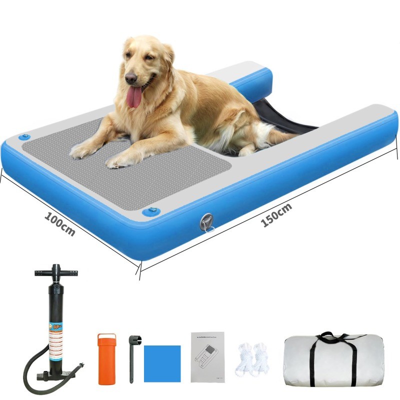 Jual Factory Price Inflatable Pup Plank Dog Floating Ramp Inflatable ...