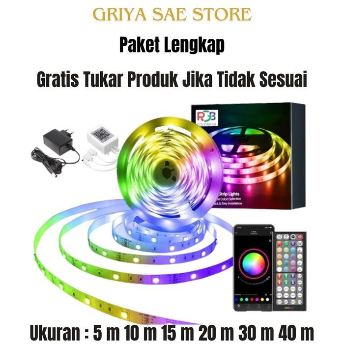 Jual Lampu Led Strip RGBW Dekorasi Kamar Plafon dengan Sensor Musik ...