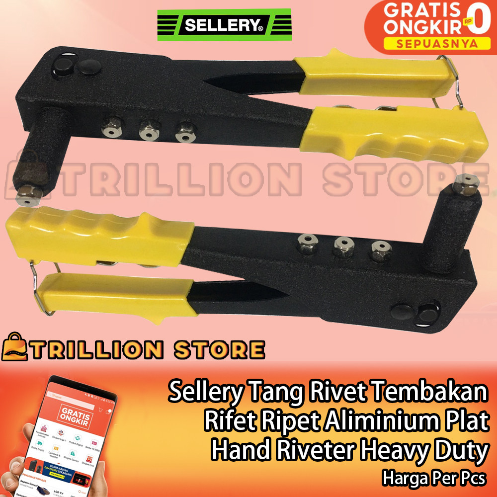 Jual Sellery Tang Rivet Tembak Kusen Heavy Duty Tembakan Riveter 88-866 ...