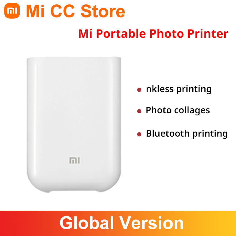Jual Global Version Xiaomi Mi Portable Photo Printer AR Photo ZINK ...