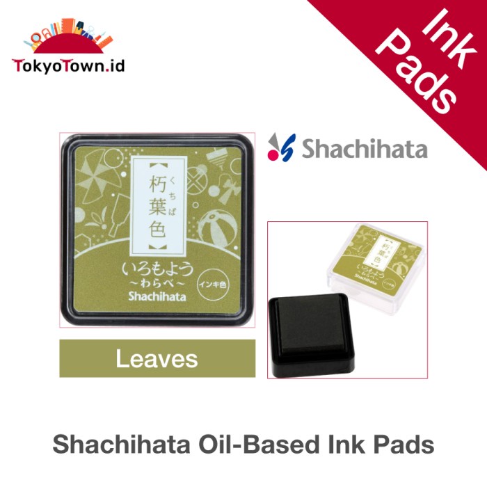 Jual Termurah [ Best Seller ] Color Ink Pads for Stamps Shachihata
