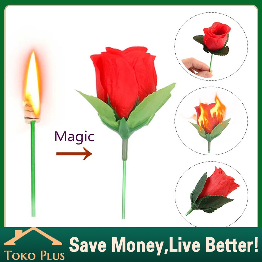 Jual Alat Sulap Api Jadi Bunga / Sulap Torch to Rose Flower Magic ...