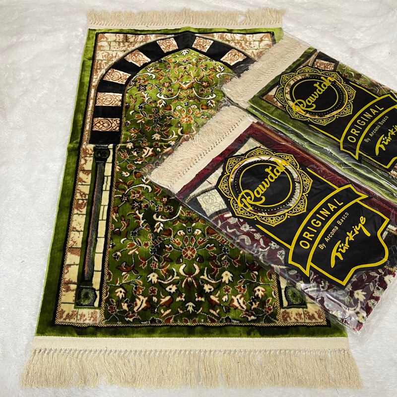 Jual Sajadah Karpet Motif Raudhah Uk besar Premium | Shopee Indonesia