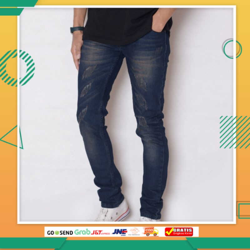 Jual CELANA JEANS SOBEK KEREN TRENDY TERPOPULER /Celana jeans ripped ...