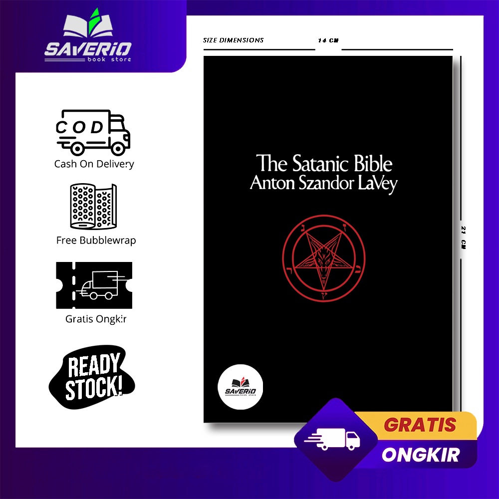 Jual THE SATANIC BIBLE ANTON SZANDOR LAVEY | Shopee Indonesia