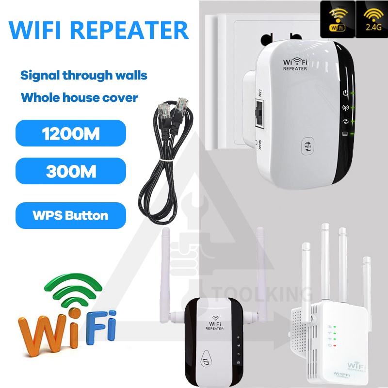 Jual WiFi Repeater 300Mbps/1200Mbps(Kirim Kabel Jaringan) / Sinyal WiFi