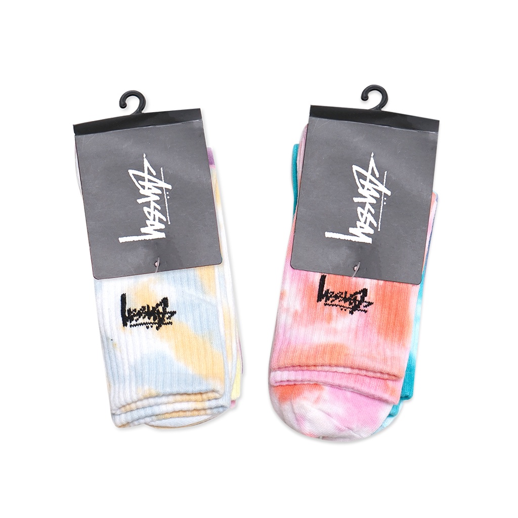 Jual Stussy Tie Dye Quarter Socks 3Pair Pack Shopee Indonesia
