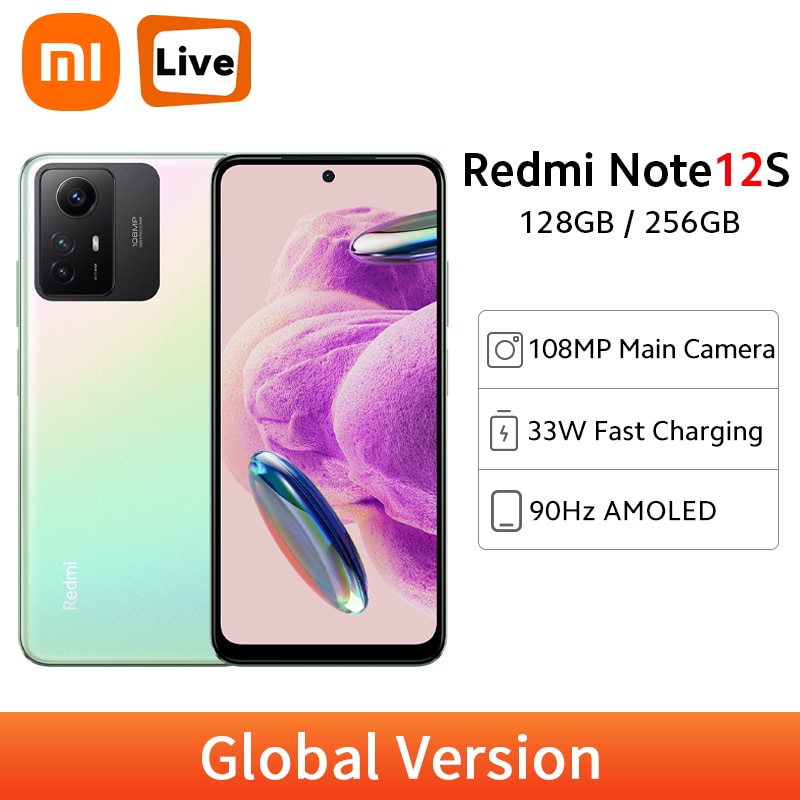 Jual New Xiaomi Redmi Note 12S Global Version 108MP AI Triple Camera ...