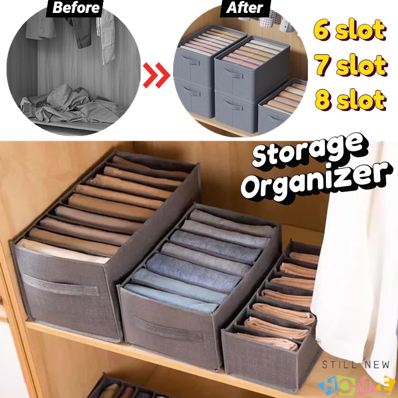 Jual Storage Box Organizer/Sekat Pembatas Dalam Lemari/Tempat Organizer