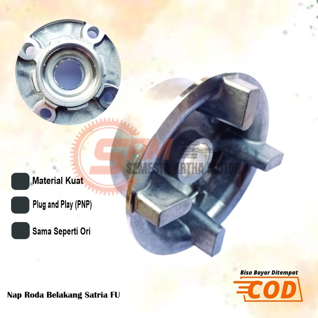 Jual Nap Gear Roda Suzuki Satria FU 150cc Hub Gear Belakang Motor ...