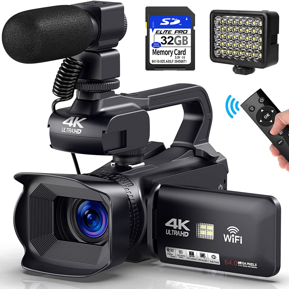 Jual KOMERY YouTube Camcorder 4K Ultra HD camera Camcorders 64MP Streaming Camera 4.0"Touch