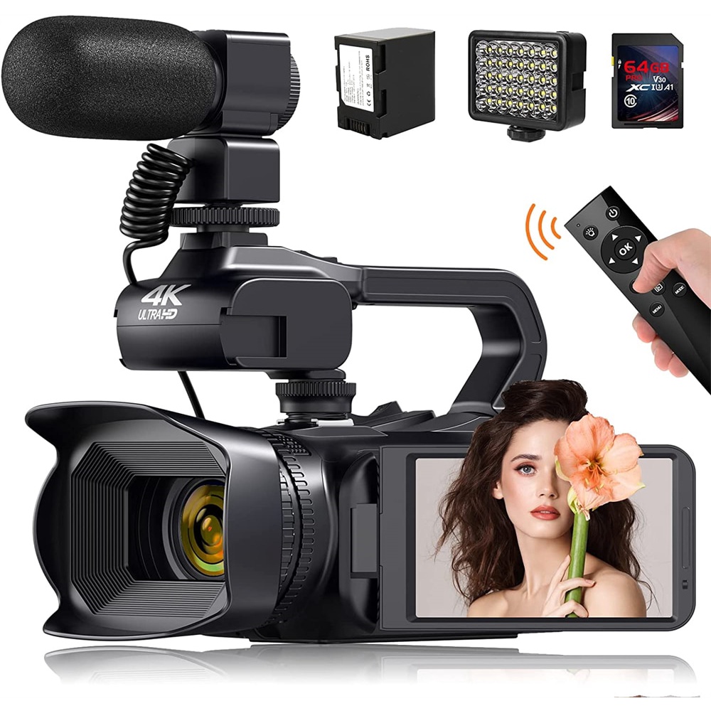 Jual Full 4K UHD 60FPS Vintage Camcorder For Youtube Live Streaming