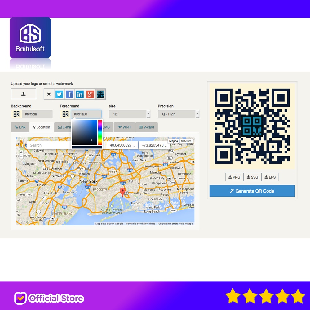 Jual SOURCE CODE APLIKASI QRCDR - RESPONSIVE QR CODE GENERATOR | Shopee ...