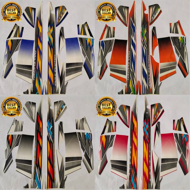 Jual striping yamaha fizr fiz r f1 zr 2004 stiker list body standar ...