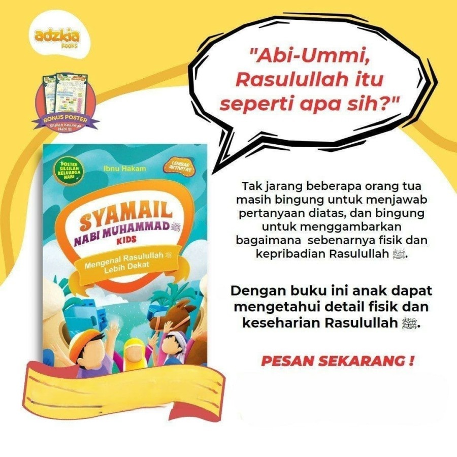 Jual Buku Anak Syamail Nabi Muhammad Kids: Mengenal Rasulullah Lebih ...