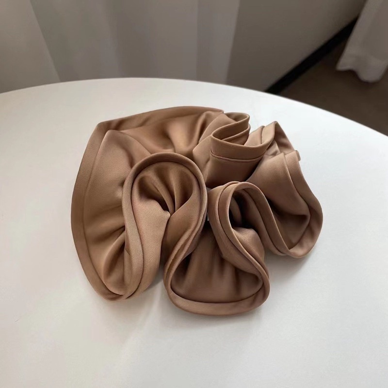 Jual Town Shell LEORA Korean Big Satin Scrunchy / scrunchie ...