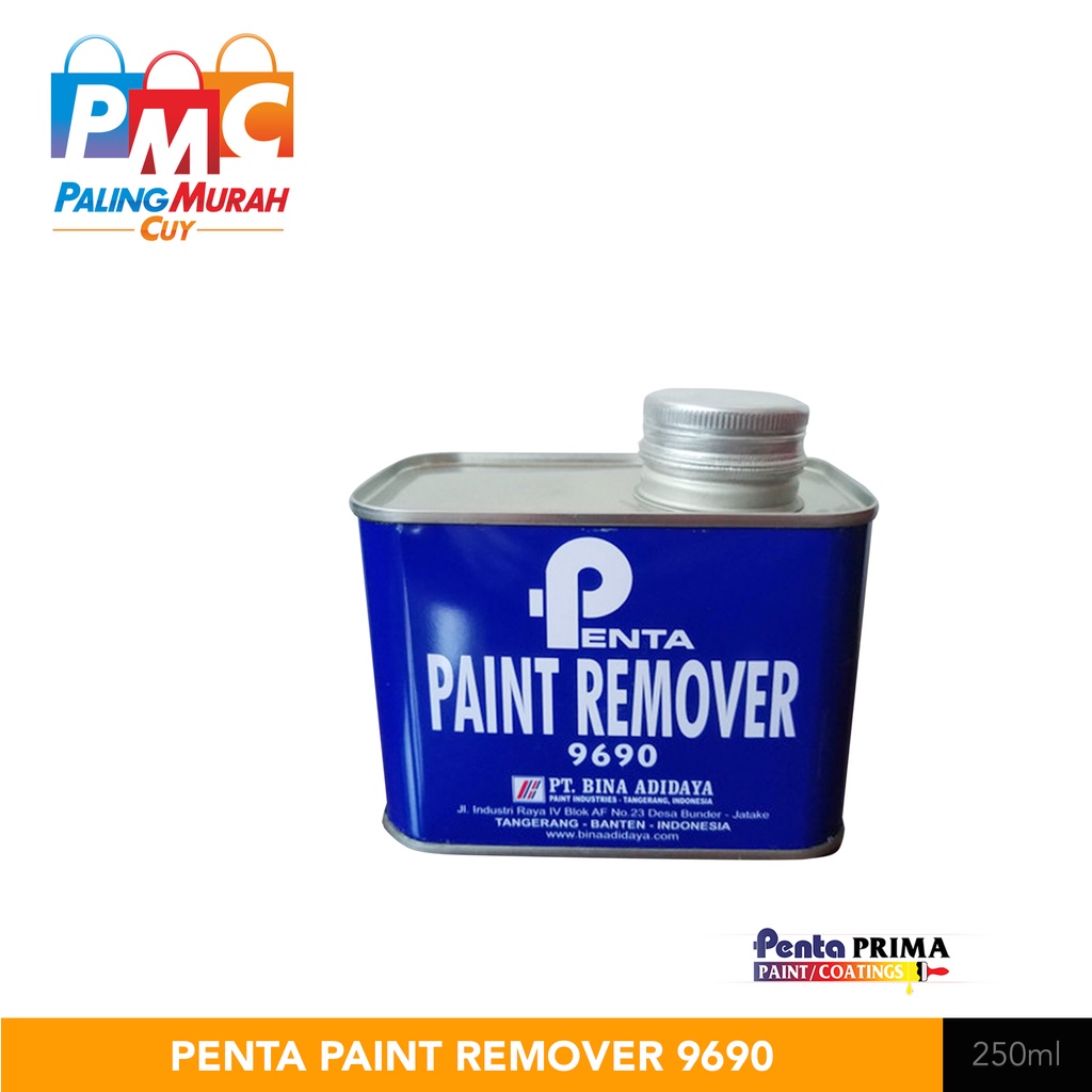 Jual PENTA PAINT REMOVER 9690 250 ML /SODA API PENGELUPAS CAT | Shopee ...