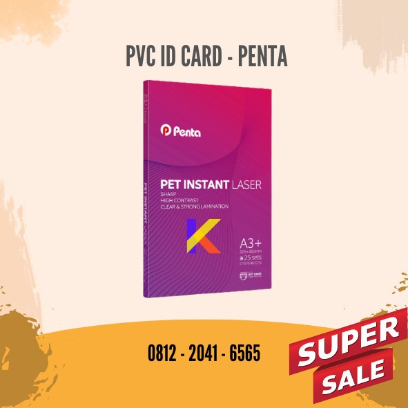 Jual Bahan ID Card | PVC ID Card Laser PENTA| PET Instant | Name Tag ...