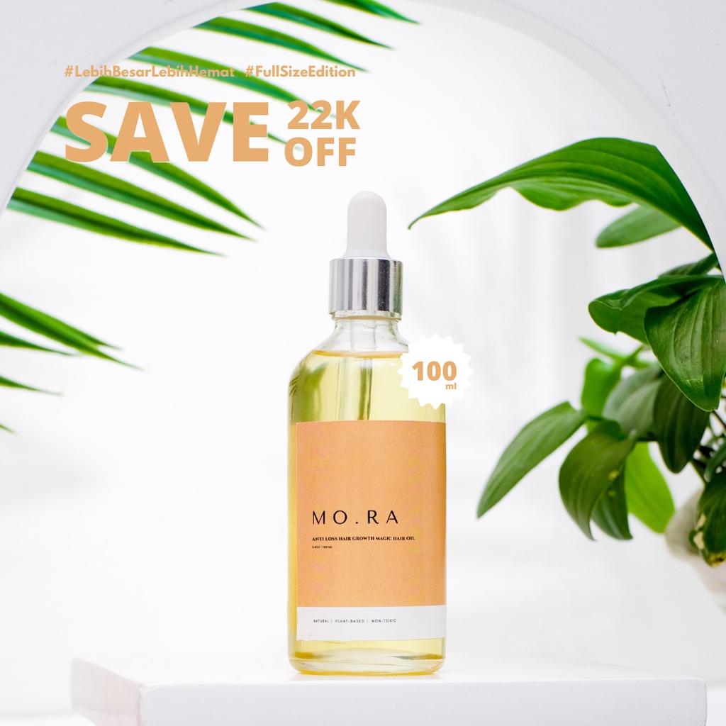 Jual MO.RA ANTI LOSS HAIR GROWTH MAGIC HAIR OIL / VEGAN HAIR OIL ...