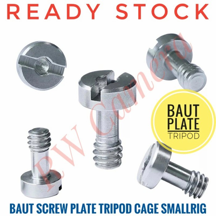 Jual Baut Plate Plat Tripod Screw Cage Smallrig 1/4 Kamera Kunci ...