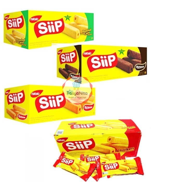 Jual Nabati SIIP Box isi 20 Sip richesse richoco chicken corn - Coklat ...