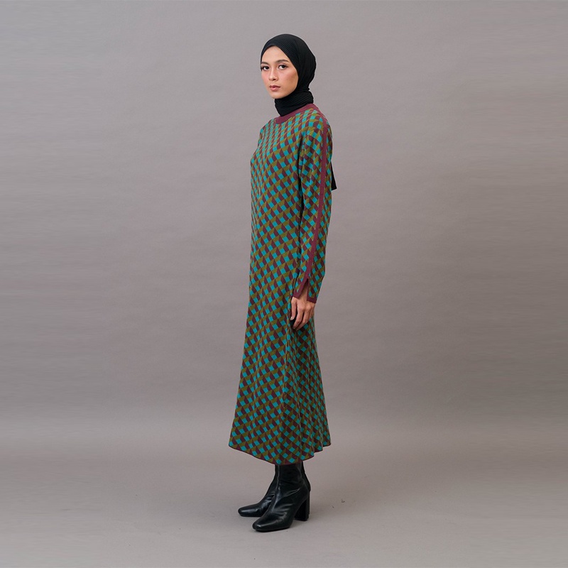 Knit Hanna Long Cover Up - Sailboat