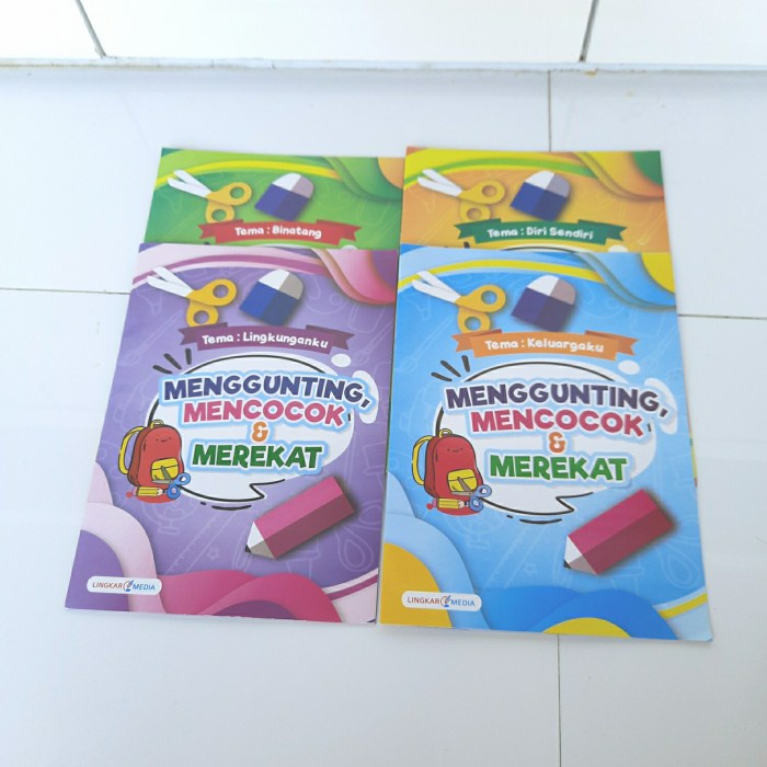 Jual Buku Menggunting Mencocok & Merekat 1 Buah Ecer - Binatang ...