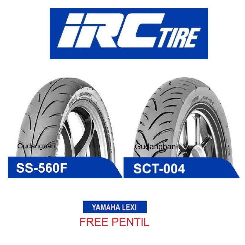 Jual Paket IRC SS-560 90 90 14 dan SCT-004 100 90 14 Ban luar motor ...