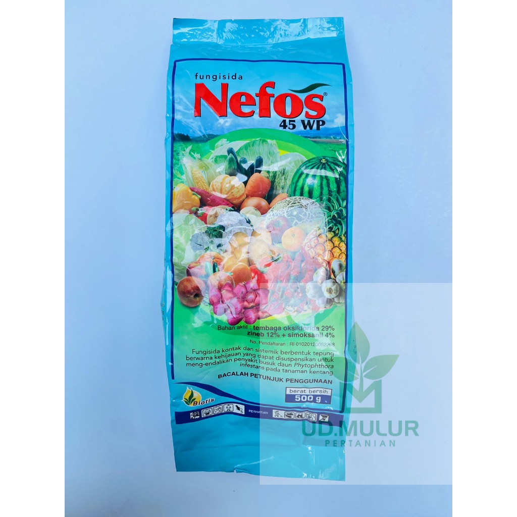 Jual Fungisida NEFOS 45 WP isi 500 grm dr Biotis | Shopee Indonesia