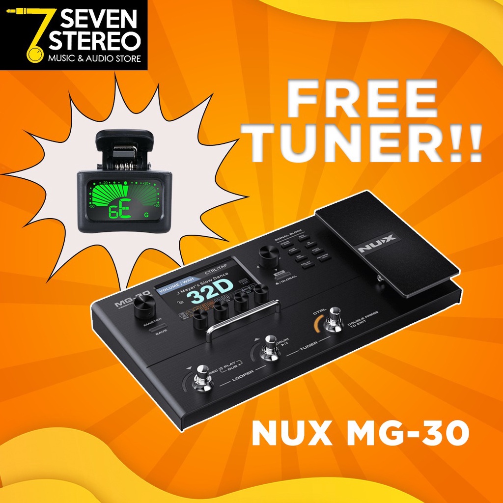 Jual Nux MG30 MG-30 MG 30 Versatile Modeler Multi-Effects Pedal ...