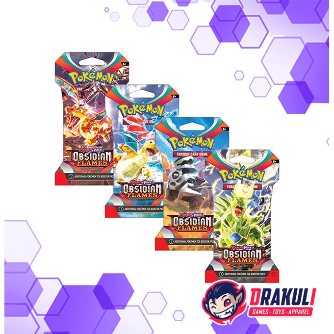 Pokémon TCG Scarlet & Violet Booster Box - Ruler of the Black Flame (SV3, 30 Packs) for sale online
