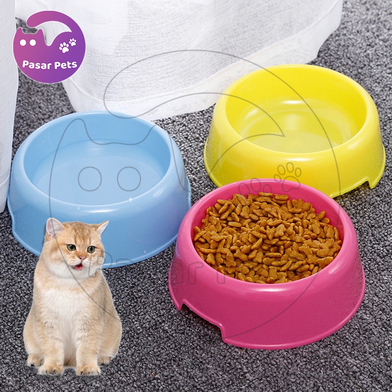 Jual Tempat Makan Kucing Anti Semut Mangkuk Kucing Plastik Wadah Makan ...
