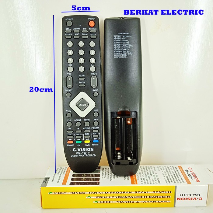 Jual Remote Control Multi Lcd Led Polytron Tv Gs L C Vision