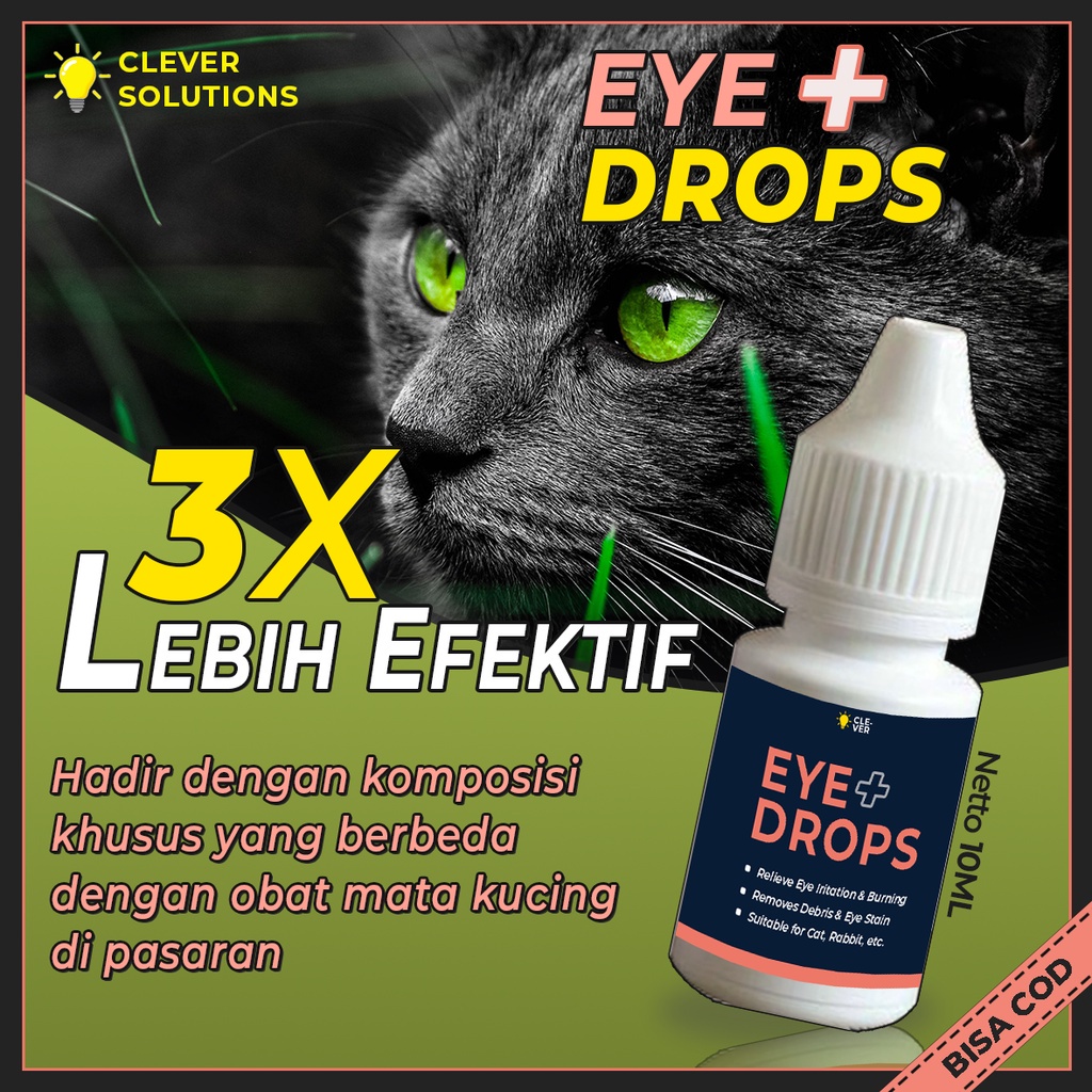 Jual [ MW - Clever Solutions ] Obat Tetes Mata Kucing EYE PLUS DROPS ...