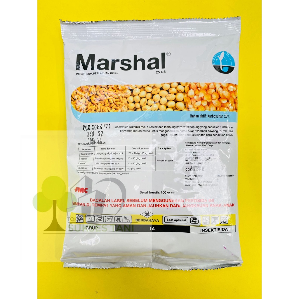 Jual Insektisida MARSHAL 25DS isi 100gr dari FMC | Shopee Indonesia