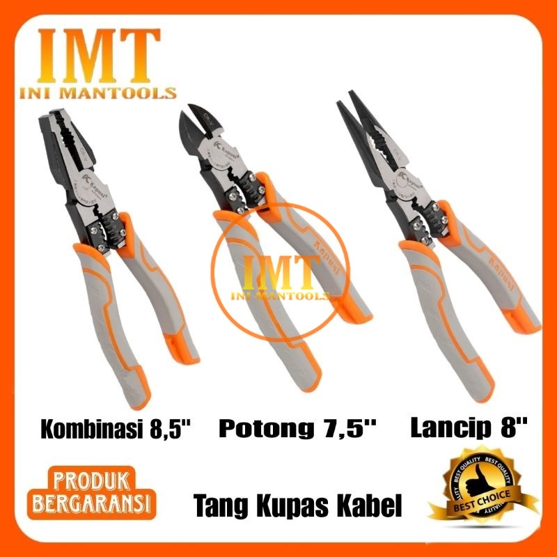 Jual Kapusi Tang Plus Kupas Kabel Lancip/ Potong/Kombi K-8066/K-8067/K ...