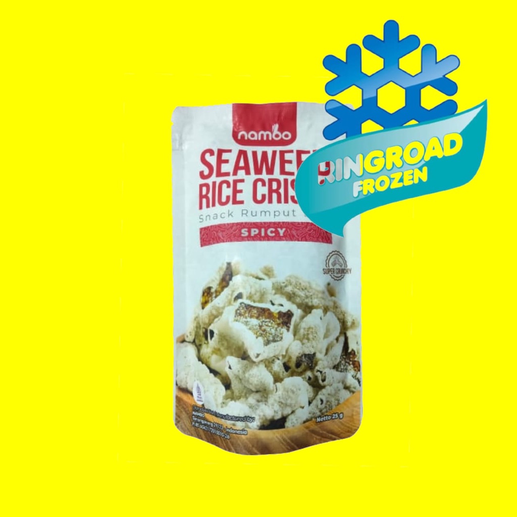 Jual NAMBO SEAWEED RICE CRISPS SPICY 25 GR Shopee Indonesia