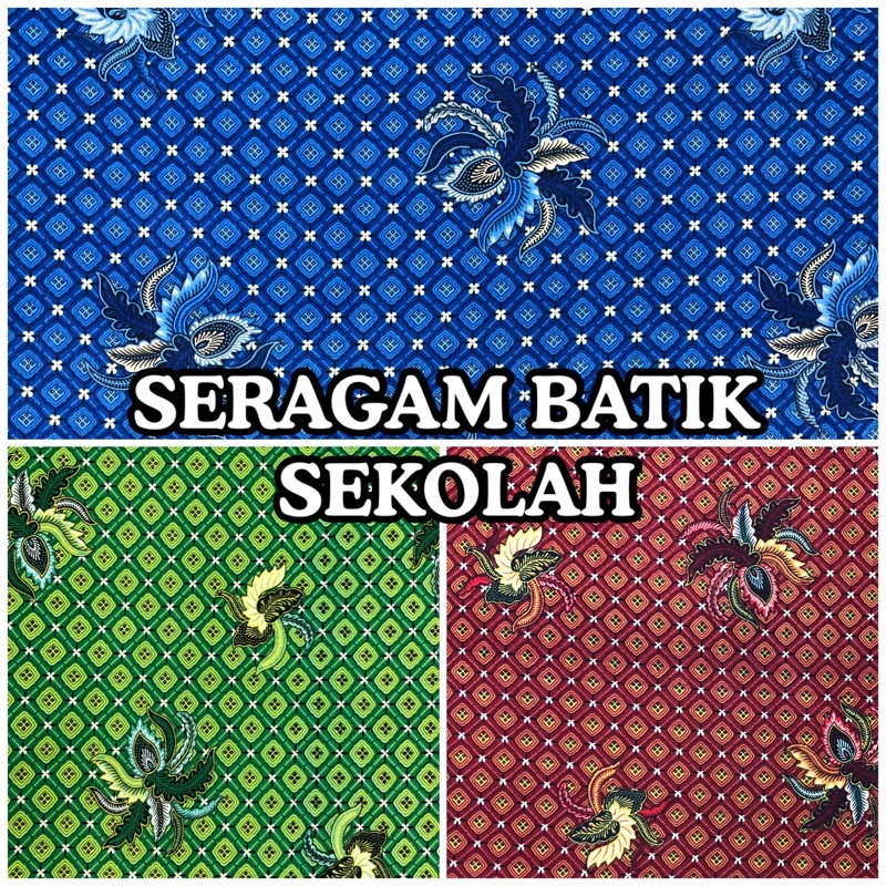 Jual KAIN BATIK GARUDA SERAGAM SEKOLAH NASIONAL METERAN | Shopee Indonesia