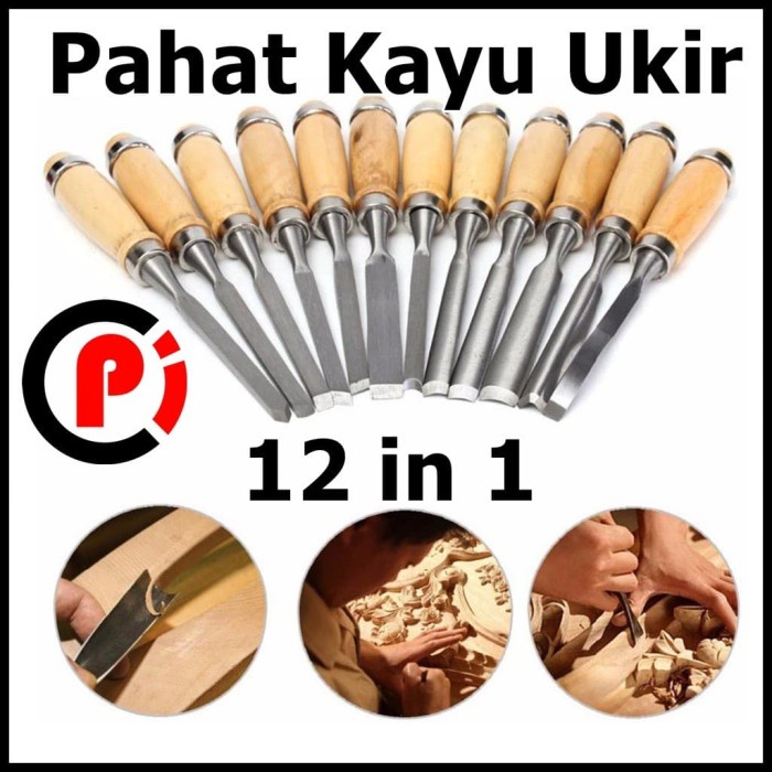 Jual Ginflash Set Pisau Ukir Pahat Kayu 12 In 1 Wood Carving Art Knife Shopee Indonesia 