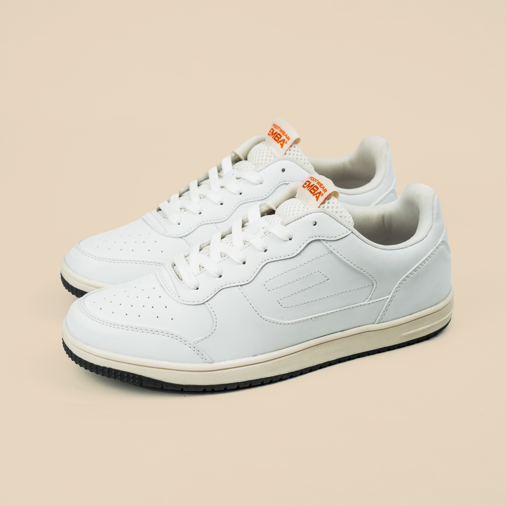 Jual Emba Footwear - Sepatu Sneakers Shuffle White | Shopee Indonesia