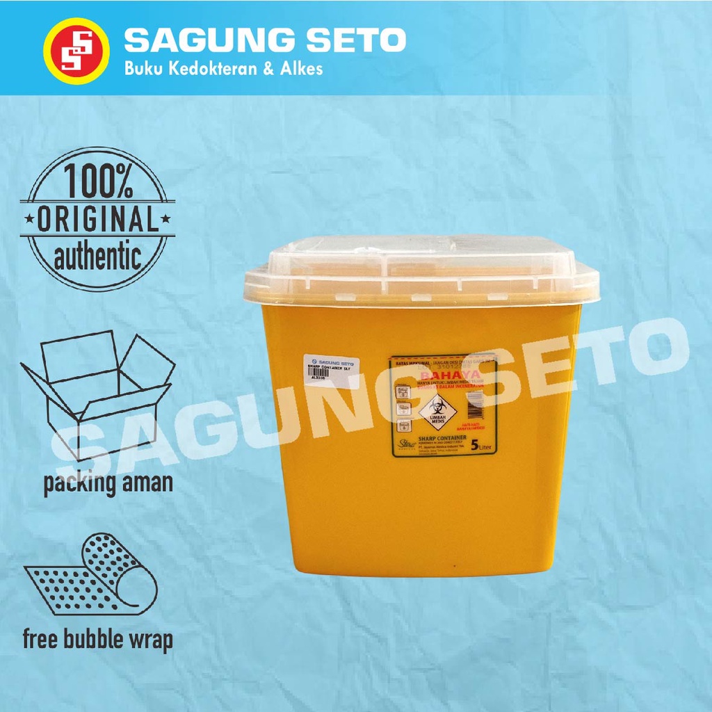 Jual SHARP CONTAINER 5 LITER UNTUK LIMBAH MEDIS | Shopee Indonesia