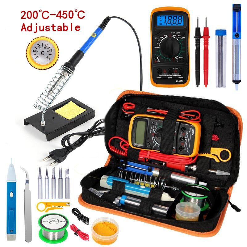 Jual Set Solder Listrik Lengkap Dengan Multimeter Iron Tool Kit 220V ...