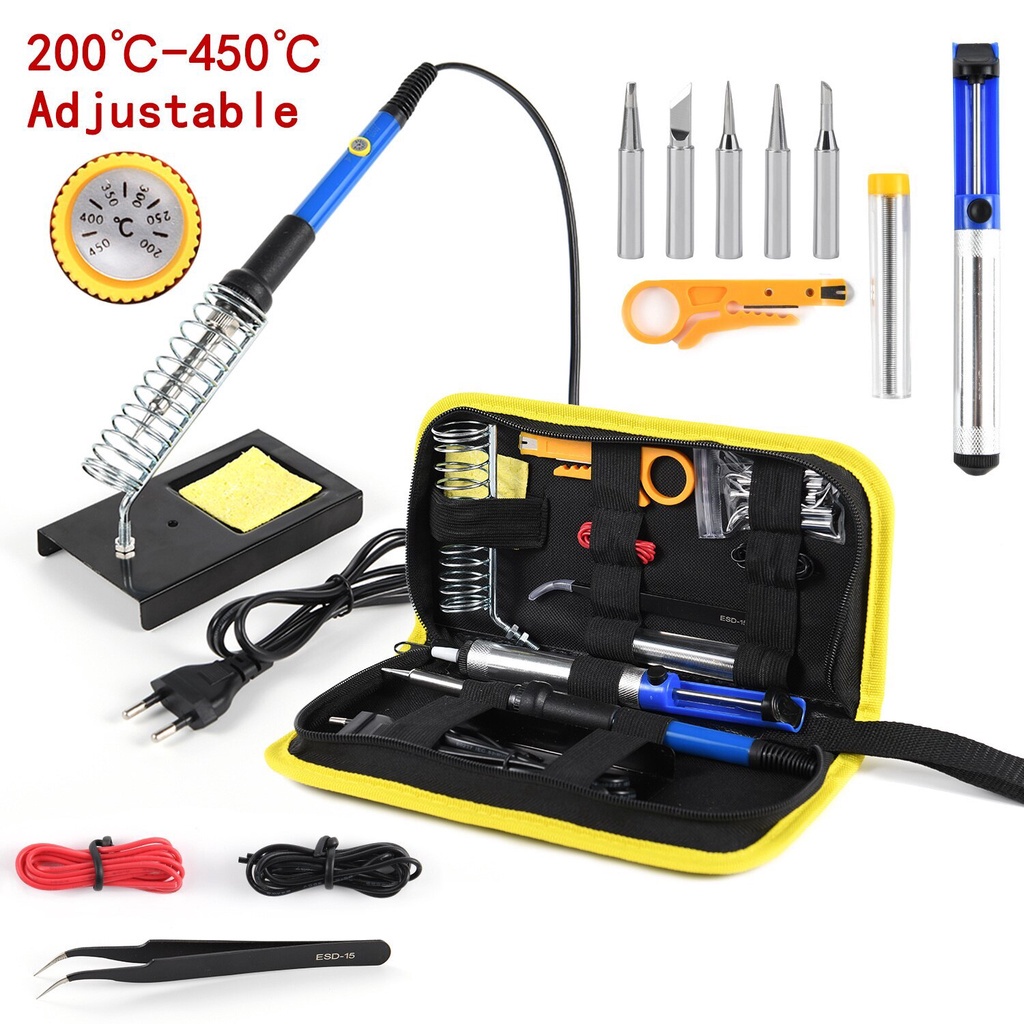 Jual Set Solder Listrik Lengkap Dengan Multimeter Iron Tool Kit 220V ...