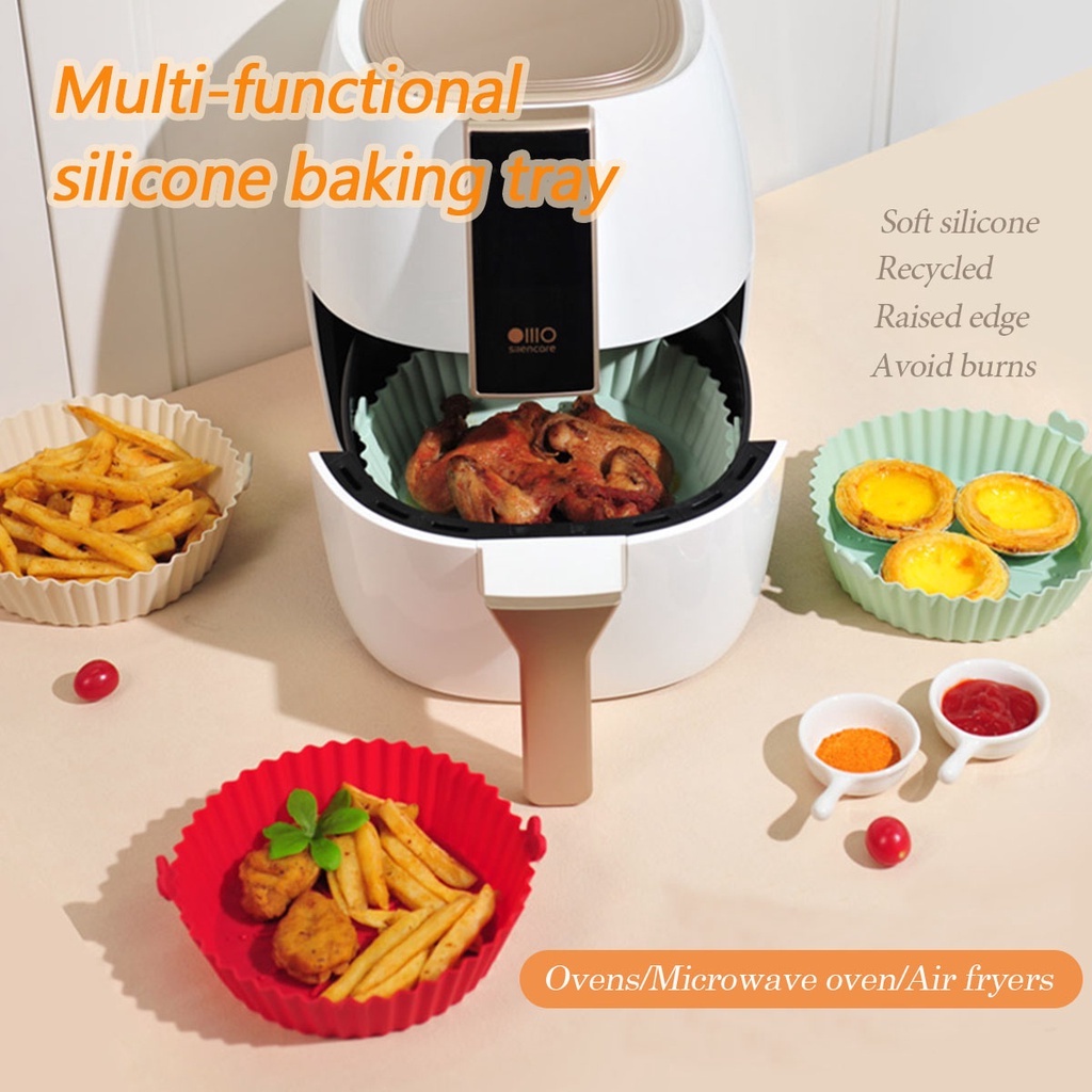 Jual Loyang untuk Air Fryer Bahan Silikon Tahan Panas Dapat Dipakai