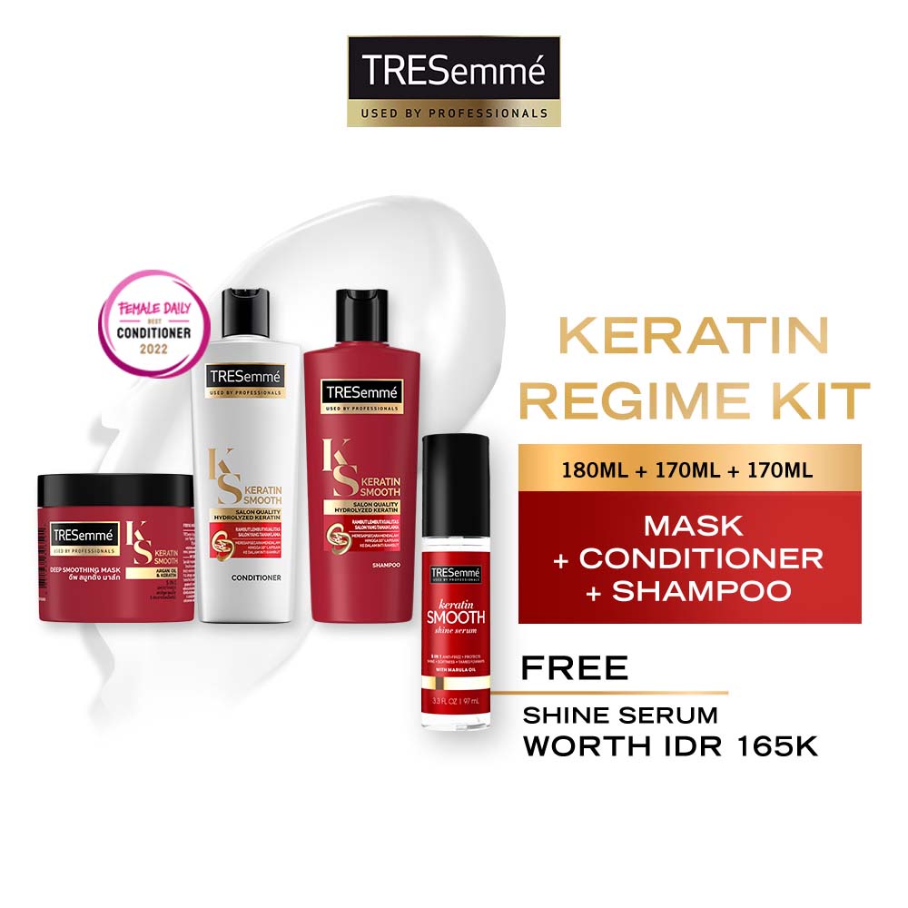 Jual Buy Tresemme Keratin Smooth Shampoo 170ml Keratin Smooth Conditioner 170ml Deep Smoothing