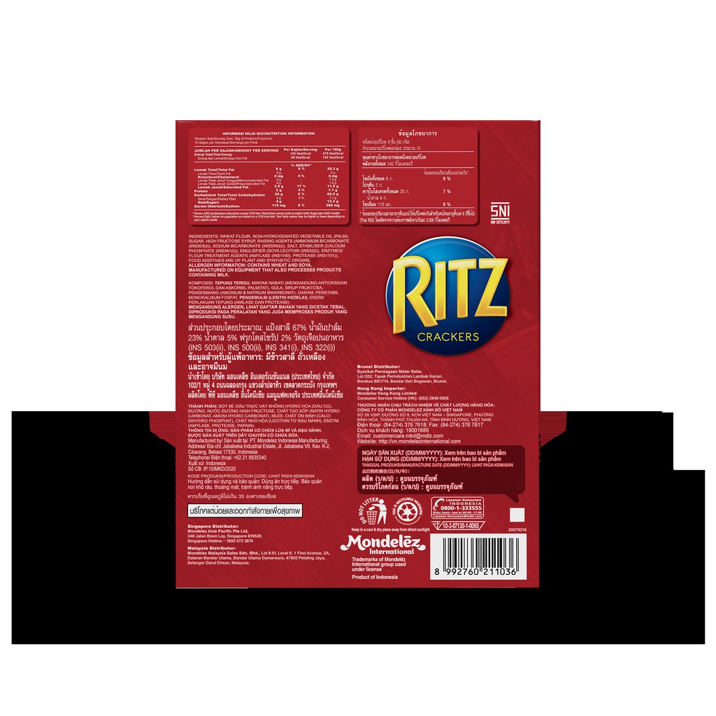 Jual Ritz Biskuit Original 3 x 300g | Shopee Indonesia