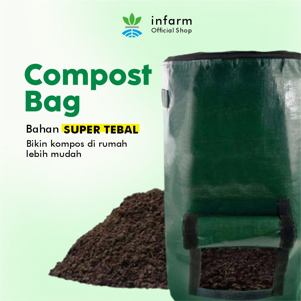 Jual INFARM - Compost Bag Kantong Kompos Volume 200L Kualitas Premium ...