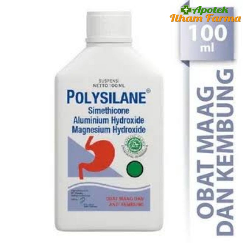 Jual POLYSILANE SYRUP 100ML /OBAT MAAG / OBAT KEMBUNG ED 2025 | Shopee ...