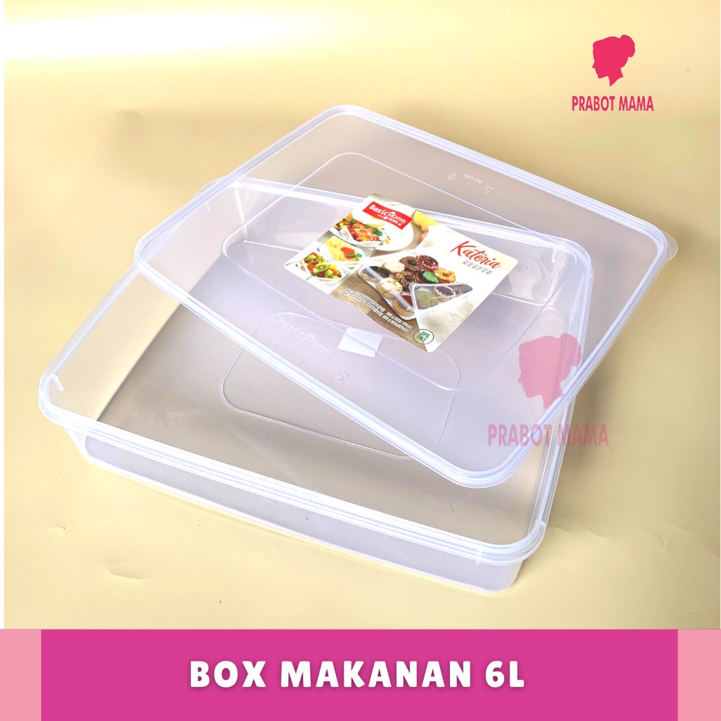 Jual Box Donat Plastik Tebal Prabotmama Kateria Keeper 6 L Kotak